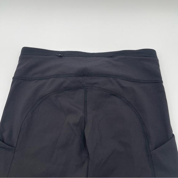 Lululemon Speed Tight Leggings Size 6 Checkered Reflective Black Compression - Picture 6 of 14